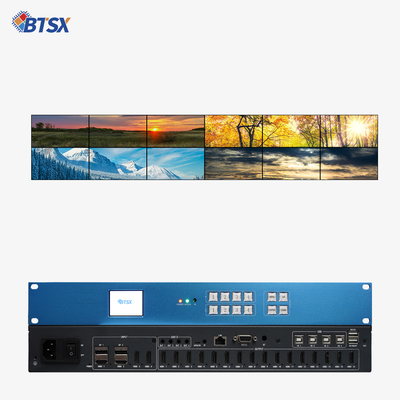 Verbeter uw scherm efficiënt met 4K60 Video Wall Processor Includeert afstandsbediening en PC Software Control Opties
