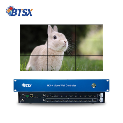 Stroomvoorziening DC 12V5A Video Wall Controller met Advanced Splicing Multi-Screen Modes en 2× HDMI 2.0 Input Interfaces