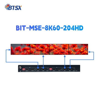 Videowandcontroller Max Input Resolution 1×2 7680×2160P60 Stroomvoorziening 12V/2A DC adapter inbegrepen Real-time Processing