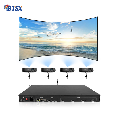 1 Input Port en RS232 Control Interface Video Wall Controller voor Projectoren in Zwarte Afwerking