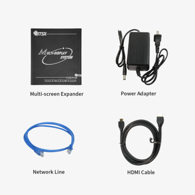 Geavanceerde 4K Multi-Screen Video Wall Controller HDMI/DP Expander en Audio Processor voor verwerking van meerdere schermen
