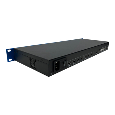 4K60 Resolutie Videomuur Controller met 3 Gelijktijdig Weergegeven Beelden en Afstandsbediening Inbegrepen