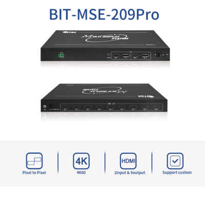 Uitgang De hoogste pixelklok 165M en 9-weg HDMI 1.3 Uitgangsport voor 4kproduct