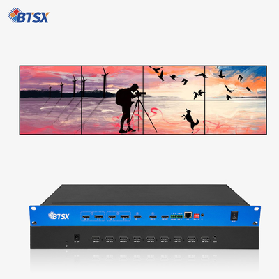 4K60 4 In 9 Out Video Wall Controller Processor Naadloze Schakelaar PIP Roaming