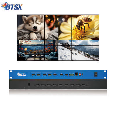 Videowandcontroller van alle ijzeren schalen met 2 DP 1.2 inlaatinterface