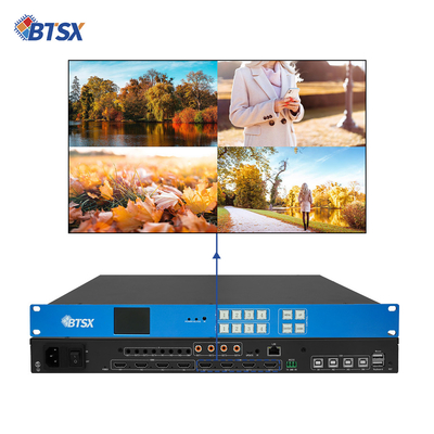 Naadloze KVM Audio Video Matrix Video Wall Controller 4x4 2x2 1x4 4K60 HDMI PIP Bewerkbaar met 4 HDMI 2.0 Input