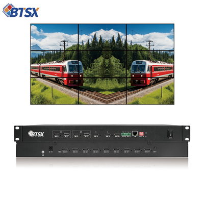 Gebruikersvriendelijke multiscreen videoprocessor IR-besturingsmodussen en alle ijzeren schelpmateriaal voor naadloze prestaties