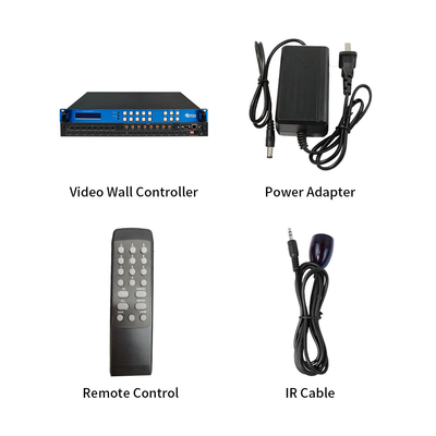 BIT-Ma-U1-MC0808 8x8 4K60 HDMI Matrix Switcher met IR-besturing voor audio-extractie