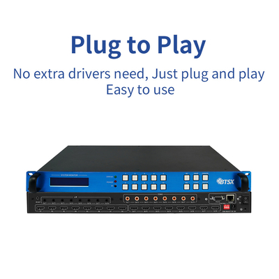 BIT-Ma-U1-MC0808 8x8 4K60 HDMI Matrix Switcher met IR-besturing voor audio-extractie