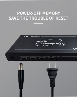 Bitvisus 4K60 HDMI Multi Viewer Audio Video Screen Splitter met afstandsbediening