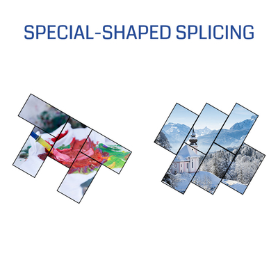 Bitvisus 8K60 PIP Edge-effecten Point-to-point onregelmatige splitsing LCD LED-videoprocessor