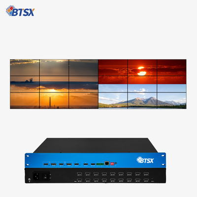 OEM / ODM 4K-videoprocessor HDMI-matrix-switcher Multiviewer met IR-afstandsbediening