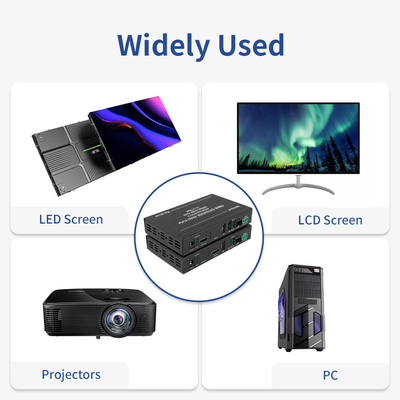 High Definition IR RS232 Signal HDMI Audio Extender 10km 4k HDMI USB KVM Extender
