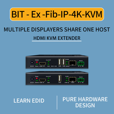 4K HDMI Fiber Extender met KVM en RS232

Professionele HDMI-vezeloptische extender met nul-latentie

4K@30Hz HDMI over Single-Mode Fiber Extender