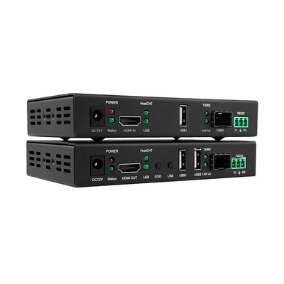 4K HDMI Fiber Extender met KVM en RS232

Professionele HDMI-vezeloptische extender met nul-latentie

4K@30Hz HDMI over Single-Mode Fiber Extender