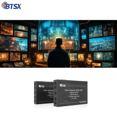 Upgrade uw industriële sensoren met 4K HDMI Fiber Extender Bidirectional RS232 HDMI1.4 Interface Protocol