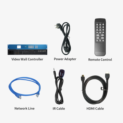 RGB444 Kleurformaat HDMI Videomuurcontroller 600MHz Maximale Pixelfrequentie voor Schermen