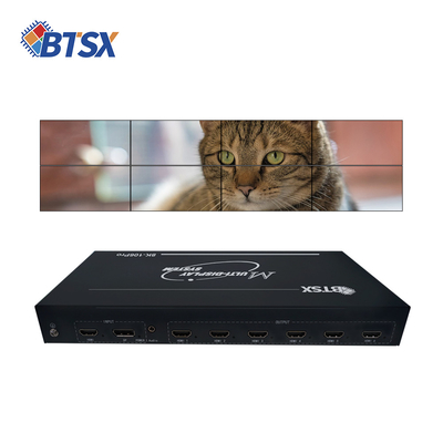 8K Multi-Screen Processor voor 4K Projectie 8K Multi-Screen Expander met 1920x1080P120 8K Multi-Channel Video Processor voor Command Centers