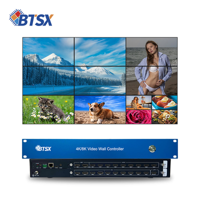 24/7 werking 4K Video Wall Controller Industriële betrouwbaarheid en naadloze schakeling met 28nm chipset