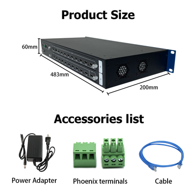 Bitvisus 4K60 8 in 9 Uit Video Wall Controller Rs232 HDMI/DP Netwerk Web Controle 2x2 Video Wall Matrix Controller