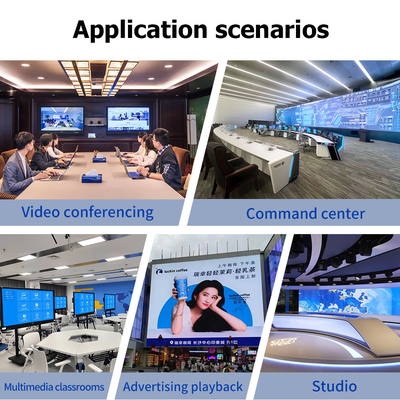 Bitvisus 4K60 8 in 9 Uit Video Wall Controller Rs232 HDMI/DP Netwerk Web Controle 2x2 Video Wall Matrix Controller