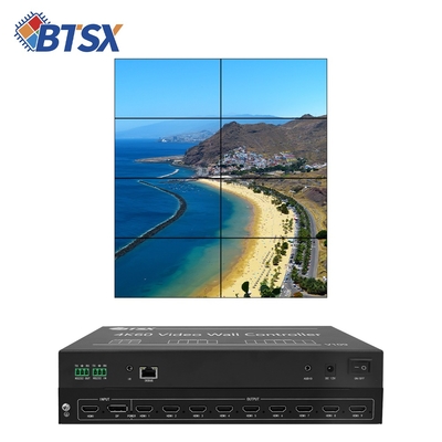 Bitvisus Video Wall Controller - Ondersteunt 3x3, 2x4, 5*1 7*1 configuraties, Geen latentie, Geen uitrekking BIT-VWC-109