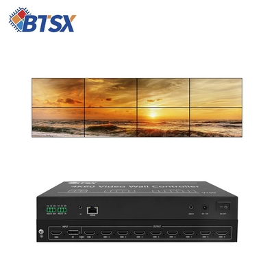 Bitvisus Video Wall Controller - Ondersteunt 3x3, 2x4, 5*1 7*1 configuraties, Geen latentie, Geen uitrekking BIT-VWC-109