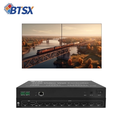 Bitvisus Video Wall Controller - Ondersteunt 3x3, 2x4, 5*1 7*1 configuraties, Geen latentie, Geen uitrekking BIT-VWC-109
