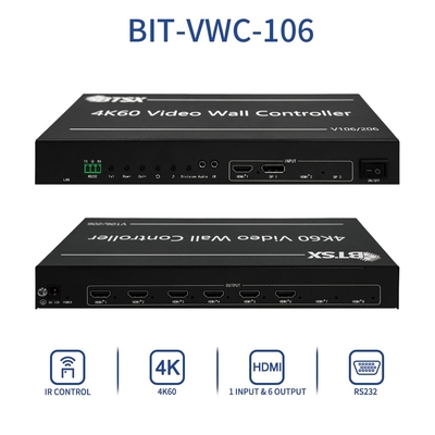 Bitvisus Professionele Video Splicing Processor - Ondersteunt 9-scherm Splicing BIT-VWC-106