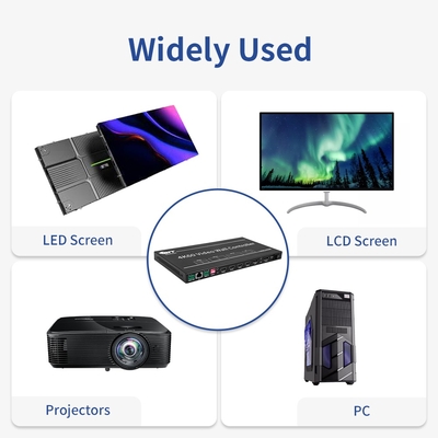 Bitvisus 3X3 2X3 4K Naadloze 4 Bron PIP POP HDMI TV Vergaderzaal Videowall Processor Controller BIT- VWC-409R