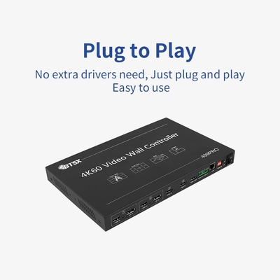 Bitvisus 1U RACK PIP Naadloze Schakelende HDMI Switcher Matrix 3x3 3x4 3x5 3x6 4K60 LCD LED TV Video Wall Controller Processor