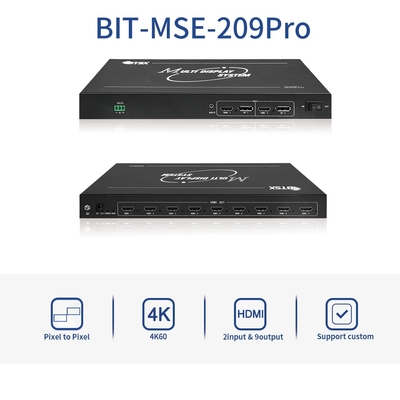 Bitvisus Video Wall Switcher 4k Ondersteunt Verschillende Input/Output Configuraties, Geschikt Voor Complexe Omgevingen BIT-MSE-209PRO