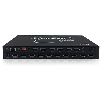 Bitvisus 8K Professional Video Wall Processor - 9 uitgangen, gesynchroniseerde High-Definition Video Output BIT-MSE-8K-309HD