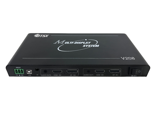 Bitvisus Video Wall Splitter 8K ondersteunt verschillende input/output-configuraties, geschikt voor complexe omgevingen BIT-MSE-8K-208HD