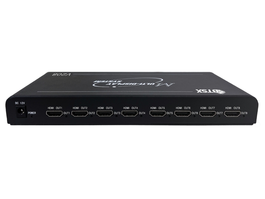 Bitvisus Video Wall Splitter 8K ondersteunt verschillende input/output-configuraties, geschikt voor complexe omgevingen BIT-MSE-8K-208HD