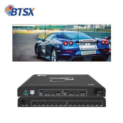 High Definition Vertical Screens Video Wall Controller with UHD Resolution and All Splicing Modes for up to 8 Screens