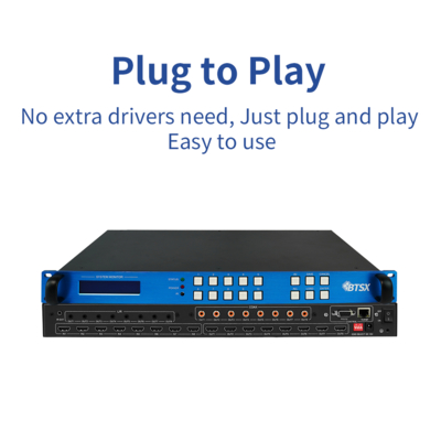 Bitvisus 8x8 4K 60Hz HDMI Matrix Switcher Splitter HDCP2.2/1.4 Smart EDID IR Control RS232 TCP/IP BIT-Ma-U1-MC0808