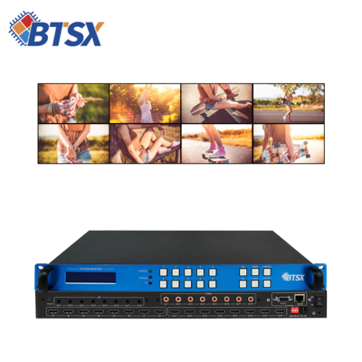 Bitvisus 8x8 4K 60Hz HDMI Matrix Switcher Splitter HDCP2.2/1.4 Smart EDID IR Control RS232 TCP/IP BIT-Ma-U1-MC0808