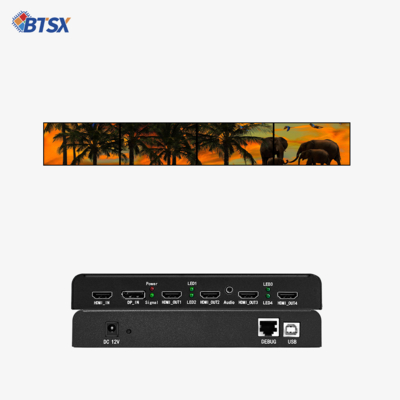 4K Multi-Screen Video Wall Controller HDMI/DP Expansion and Audio Processing for Multiple Screens