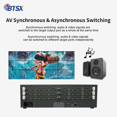 Bereik Superieure Audioprestaties met Onze HDMI Matrix Switcher 5.7 KG en HDMI Output Audio Zonder Kwaliteit In te Leveren