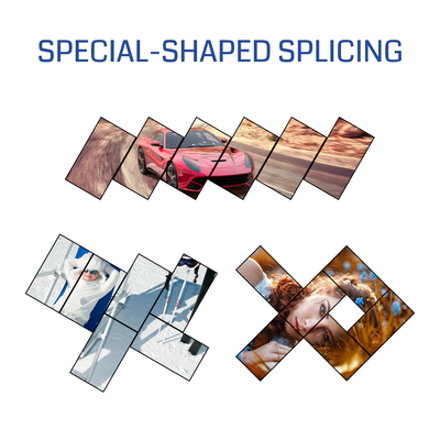 Professionele HDMI Splicing 6xHDMI1.3 Uitgangsinterface DC 12V 2A voedingsbron voor naadloos video-display