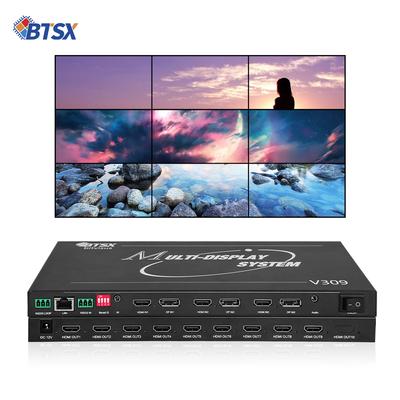 Bitvisus 8K Professional Video Wall Processor - 9 uitgangen, gesynchroniseerde High-Definition Video Output BIT-MSE-8K-309HD