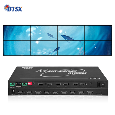 Bitvisus 8K Professional Video Wall Processor - 9 uitgangen, gesynchroniseerde High-Definition Video Output BIT-MSE-8K-309HD