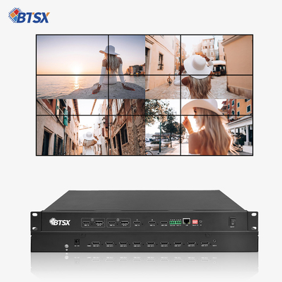 2x2 3x3 2x3 video wall lcd led 9 kanalen splitter 4k video wall controller