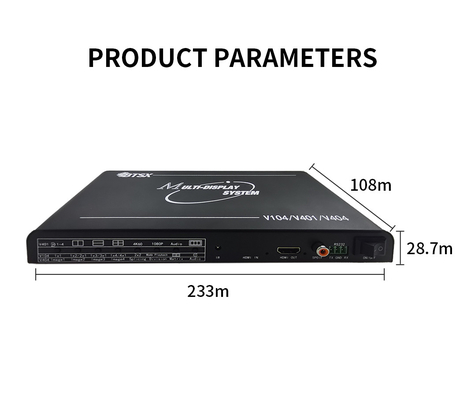 Bitvisus 4K60 HDMI Multi Viewer Audio Video Screen Splitter met afstandsbediening