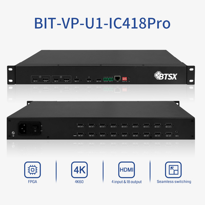 IR Control HDMI Video Wall Processor 4k met naadloze schakelfunctie