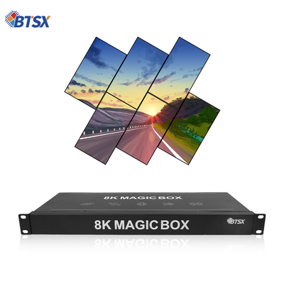 Bitvisus 8K60 6x1 2x3 PIP Artistieke videomuur met onregelmatige splitsing Video Muur Controller