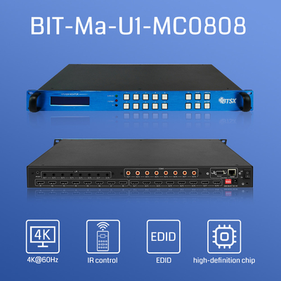 4K60 HDMI Matrix Switcher EDID Management Video Wall Processor 2x2 2X3