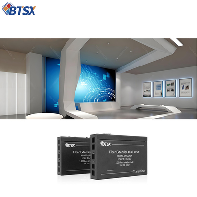 UHD 4K30 EDID HDMI Extender HDCP 1.4 20Km RS232 KVM HDMI Over Fiber Extender