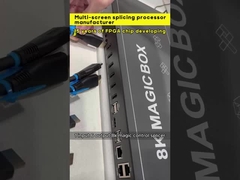 Bitvisus 8K60 PIP Edge-effecten Point-to-point onregelmatige splitsing LCD LED-videoprocessor